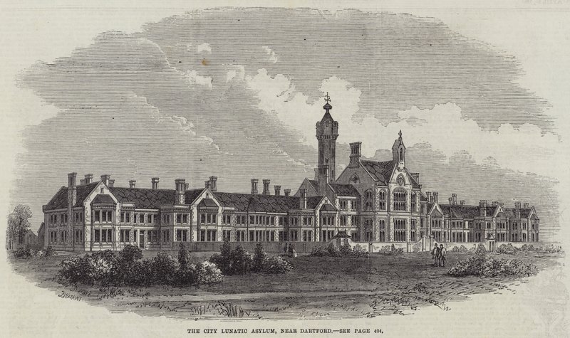 El Asilo de Lunáticos de la Ciudad, cerca de Dartford de English School