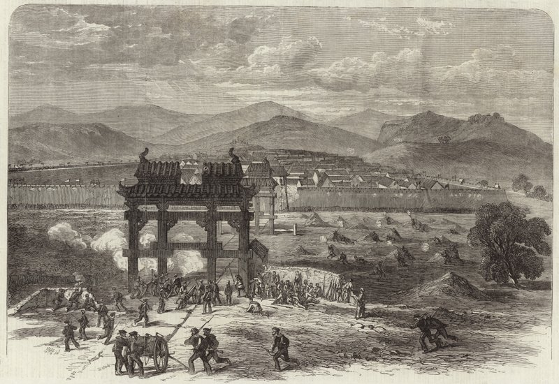 La guerra civil en China de English School