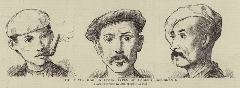 La guerra civil en España, tipos de insurgentes carlistas de English School