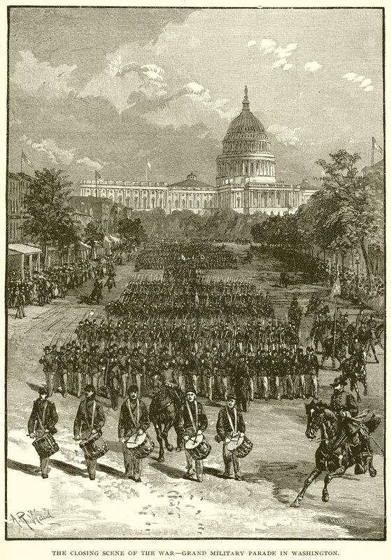 La Escena Final de la Guerra - Gran Desfile Militar en Washington de English School