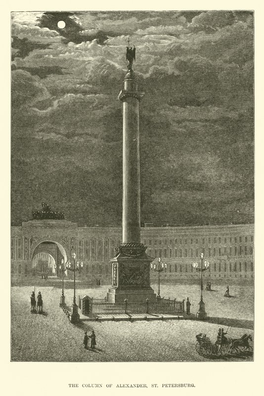 La Columna de Alejandro, San Petersburgo de English School