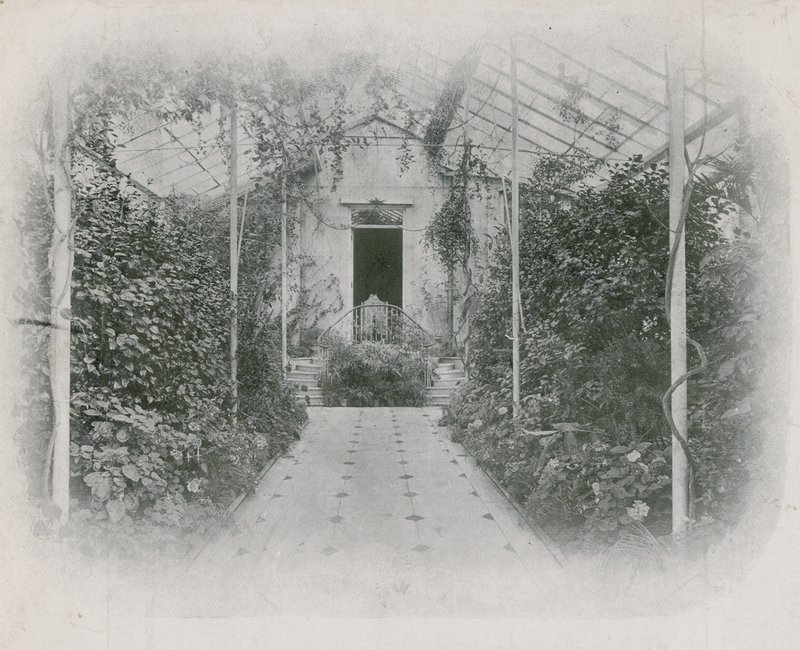 La Entrada del Invernadero de la Casa del Parque de Wimbledon de English School