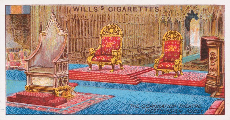 El teatro de la coronación, Abadía de Westminster de English School