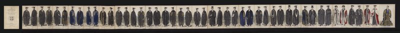 Los Trajes de los Miembros de la Universidad de Cambridge (panorama completo) de English School