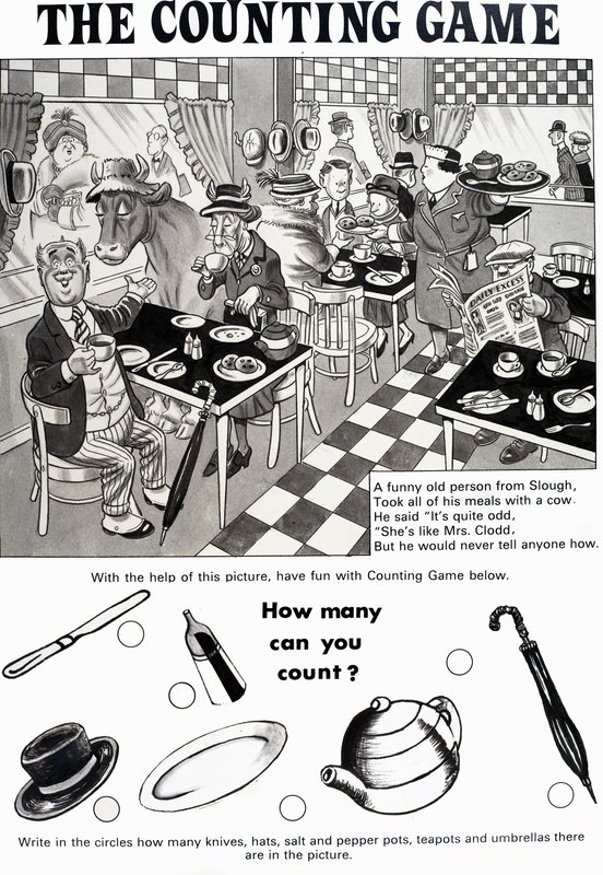 El juego de contar de English School