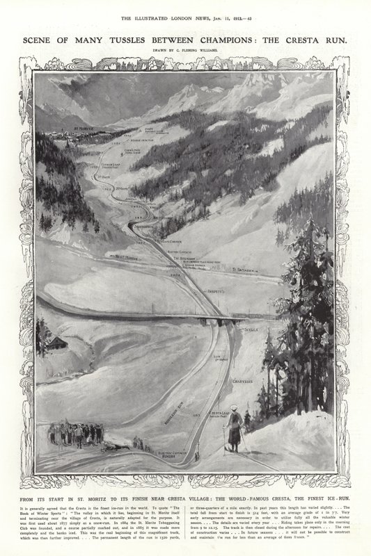 La Pista Cresta, St Moritz, Suiza de English School