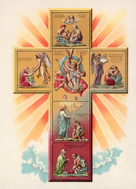 La cruz de la oración de English School