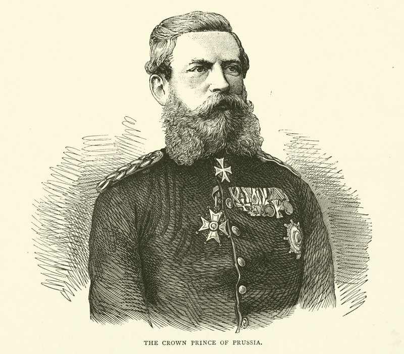 El Príncipe Heredero de Prusia, agosto 1870 de English School