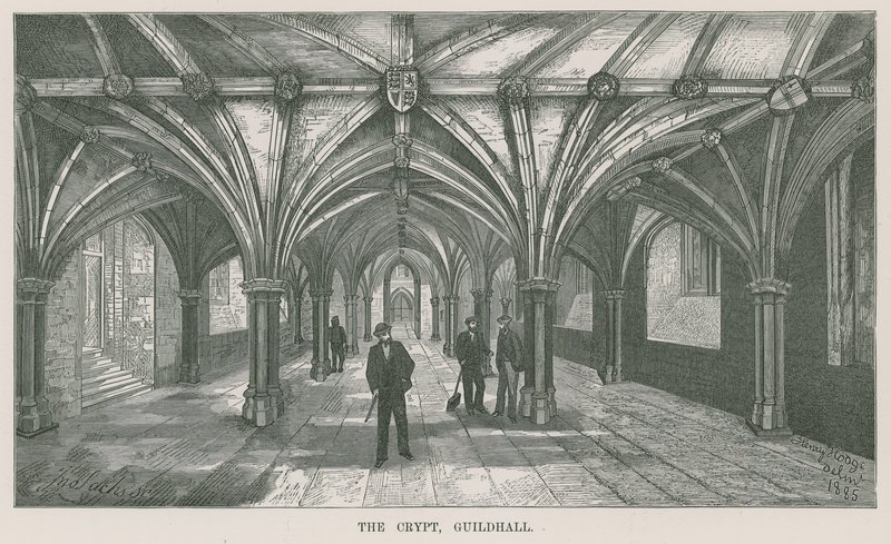 La Cripta, Guildhall, Londres de English School