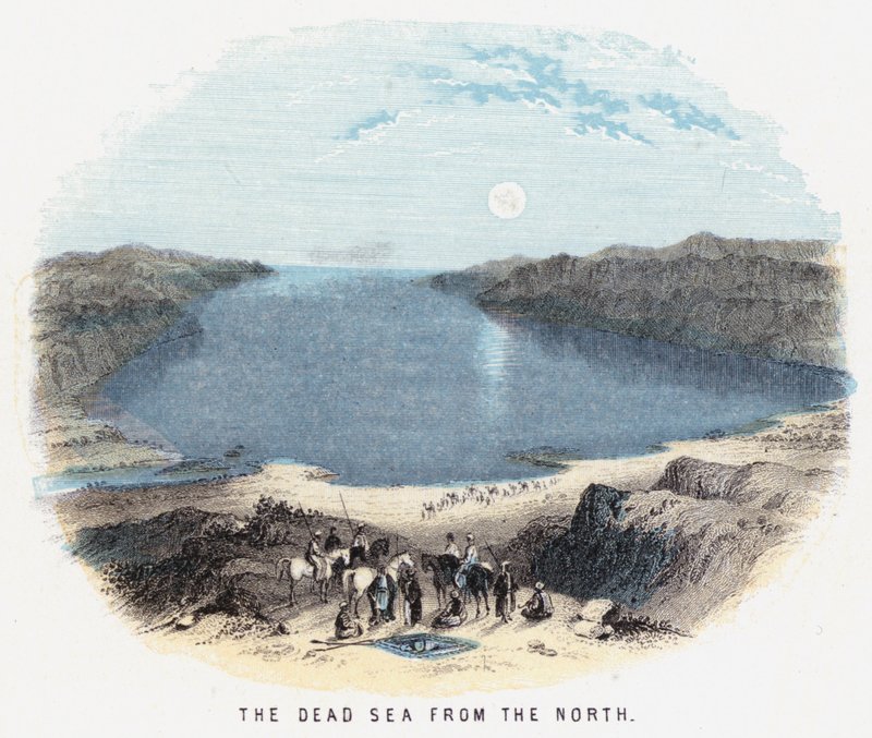 El Mar Muerto desde el norte de English School