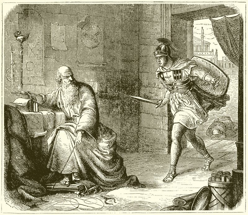 La muerte de Arquímedes de English School