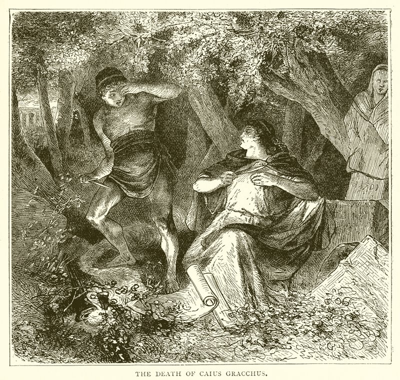La muerte de Cayo Graco de English School