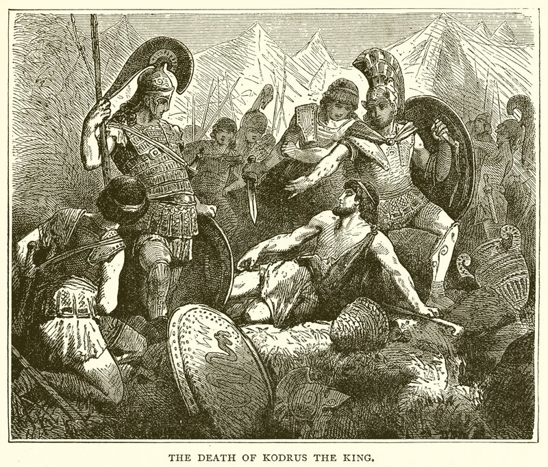 La muerte de Codro el rey de English School