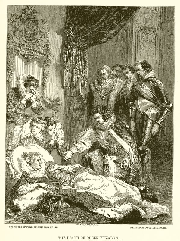 La muerte de la reina Isabel de English School