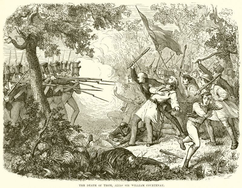 La muerte de Thom, alias Sir William Courtenay de English School