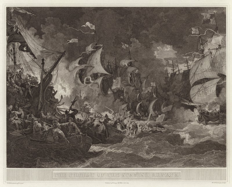 La derrota de la Armada Española de English School