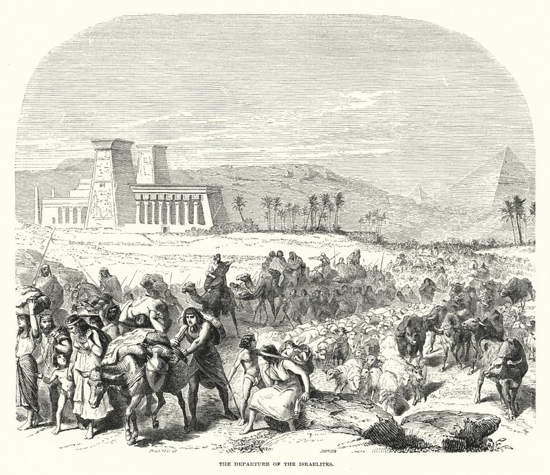 La partida de los israelitas de English School