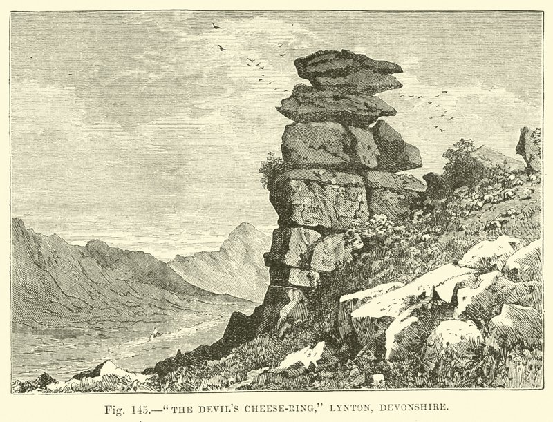 El Anillo de Queso del Diablo, Lynton, Devonshire de English School