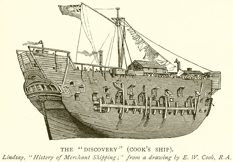 El Descubrimiento (barco de Cook) de English School