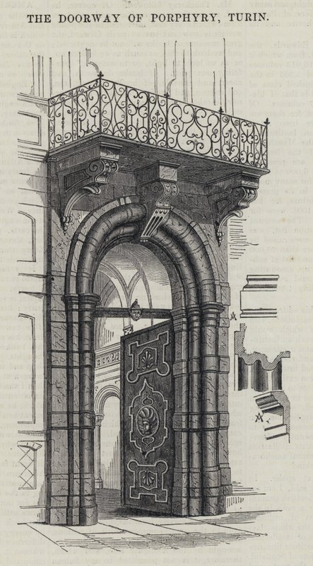El portal de pórfido, Turín de English School