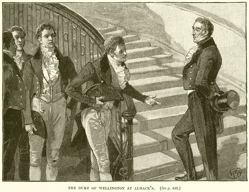 El Duque de Wellington en Almack