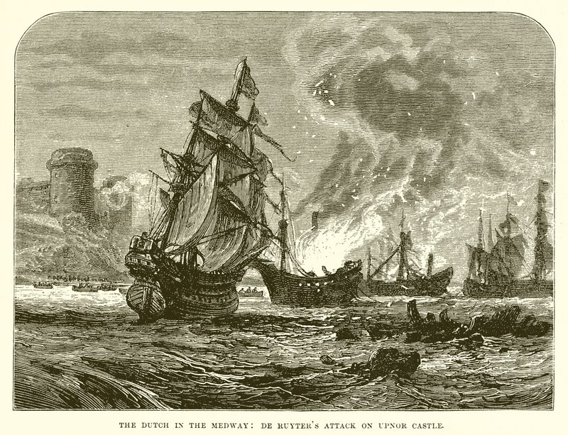 Los holandeses en el Medway: El ataque de De Ruyter al castillo de Upnor de English School