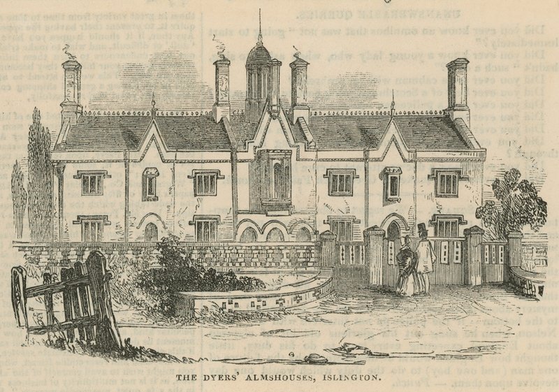 Casas de beneficencia de los tintoreros en Islington de English School