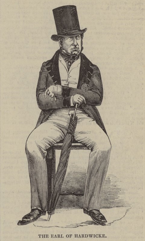 El conde de Hardwicke (grabado) de English School