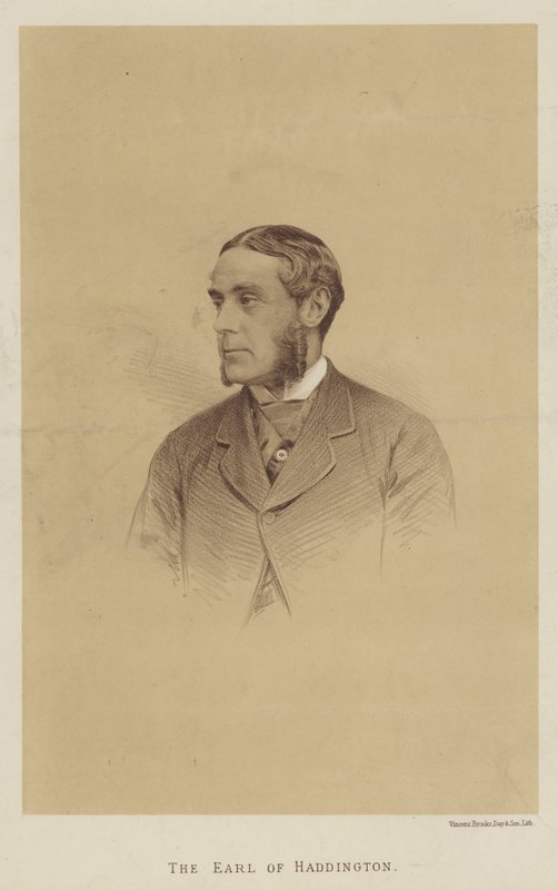 El Conde de Haddington (litografía) de English School