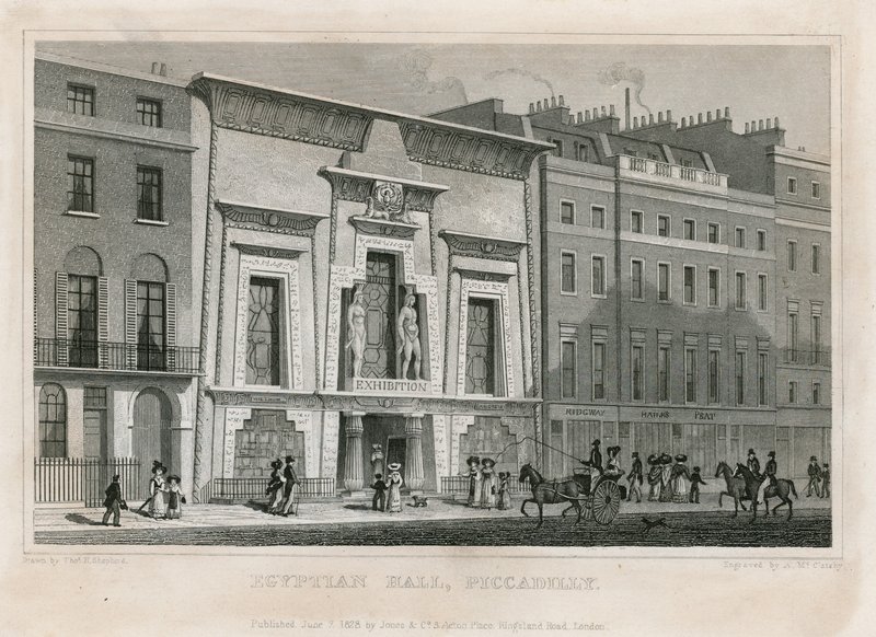 El Salón Egipcio, Piccadilly de English School