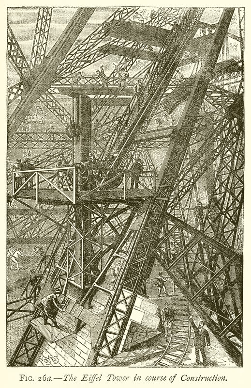 La Torre Eiffel en construcción de English School