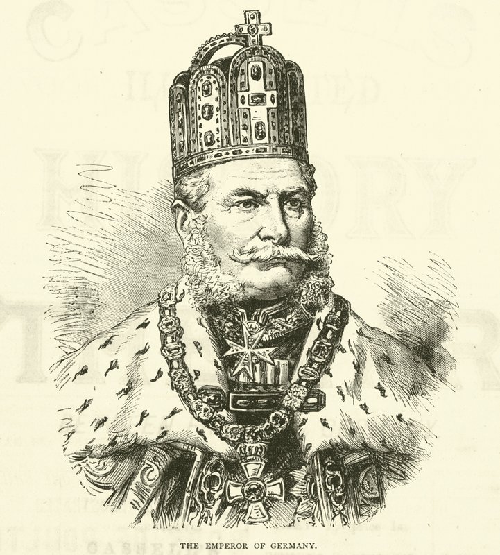 El emperador de Alemania, diciembre 1870 de English School