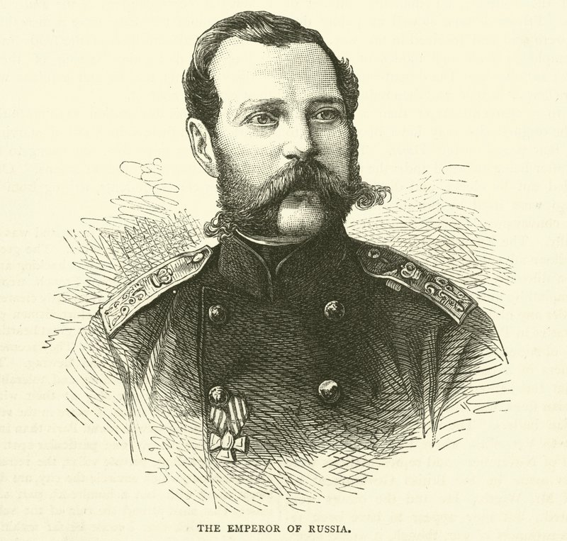 El Emperador de Rusia, noviembre 1870 de English School