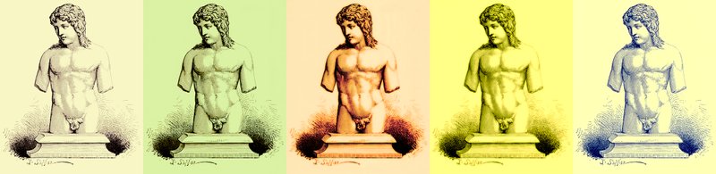 El Eros del Vaticano, estatua en el Vaticano, ilustración de la Historia de Roma de Victor Duruy, publicada en 1884 de English School