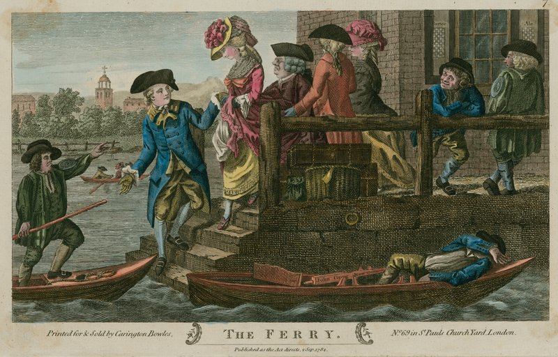 El Ferry, Río Támesis, Londres de English School