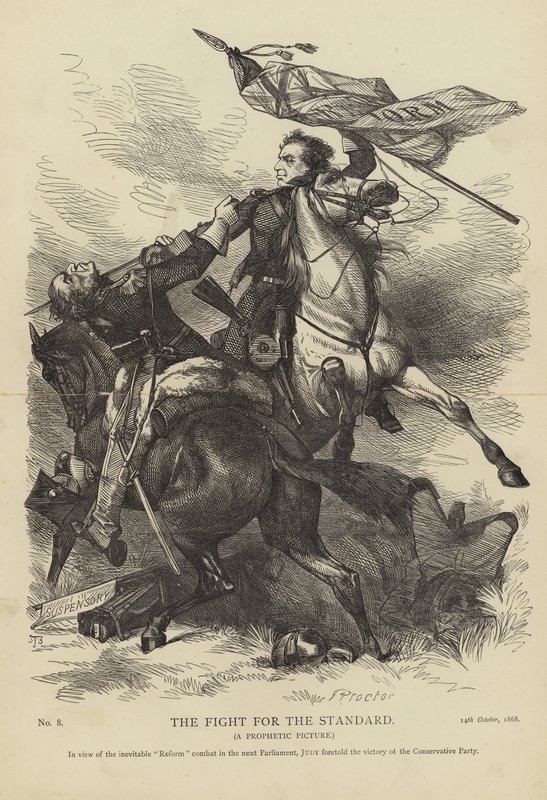 La lucha por el estandarte de English School