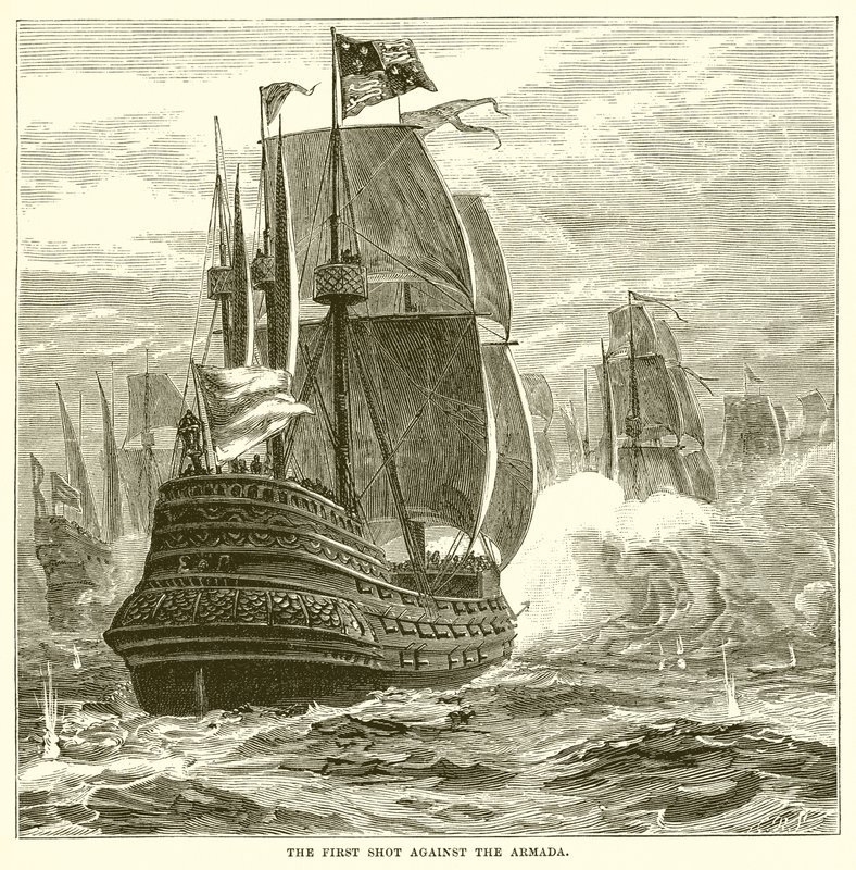 El primer disparo contra la Armada de English School