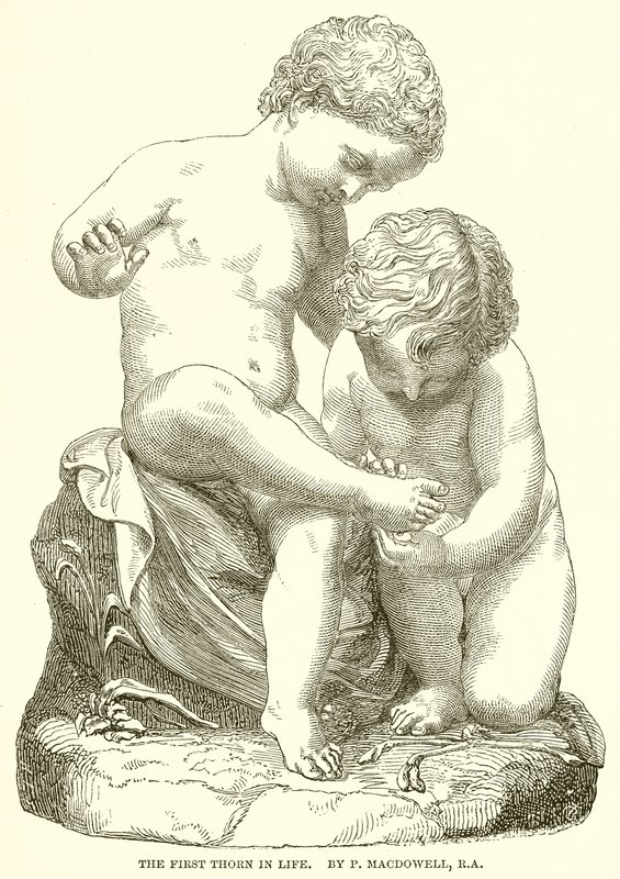 La primera espina en la vida. Por P. Macdowell, R. A. de English School