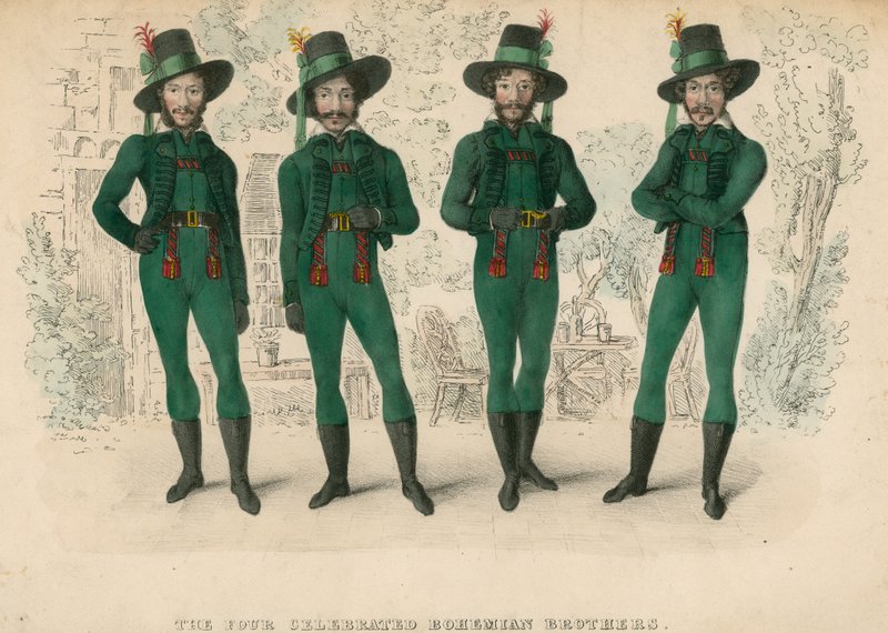 Los Cuatro Hermanos Bohemios Celebrados de English School