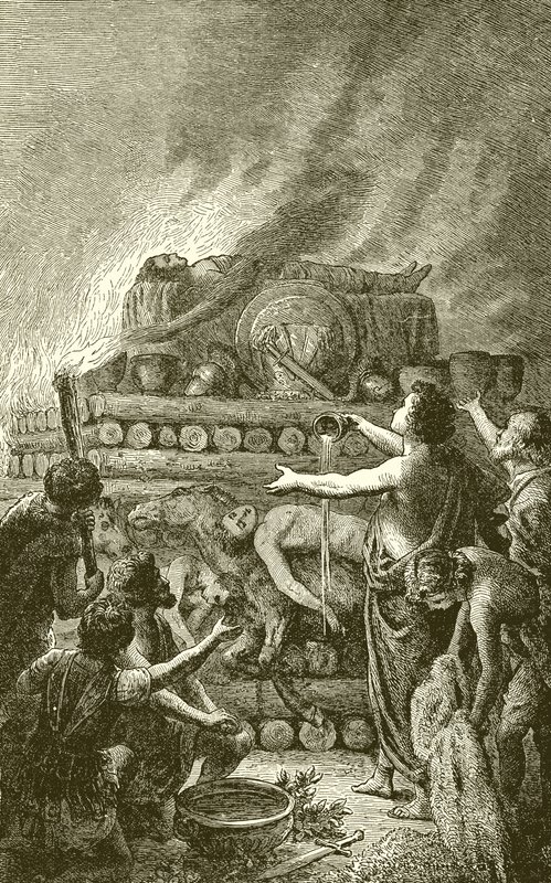 La pira funeraria de Patroclo de English School