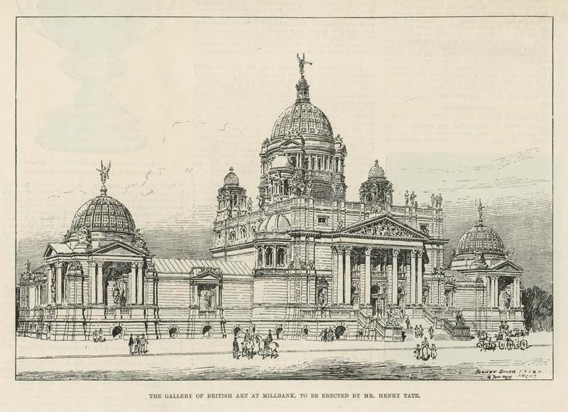 La Galería de Arte Británico en Millbank de English School