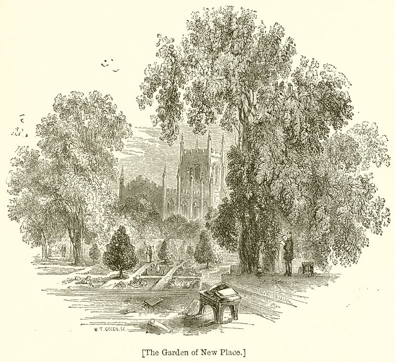 El jardín de New Place de English School