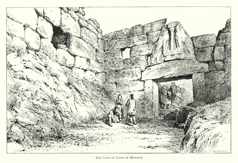 La Puerta de los Leones en Micenas de English School