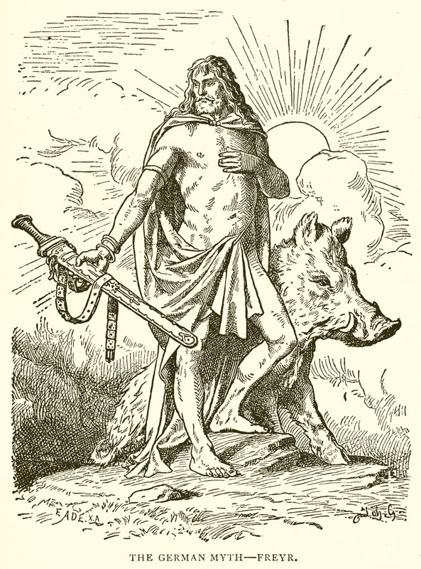 El mito alemán--Freyr de English School