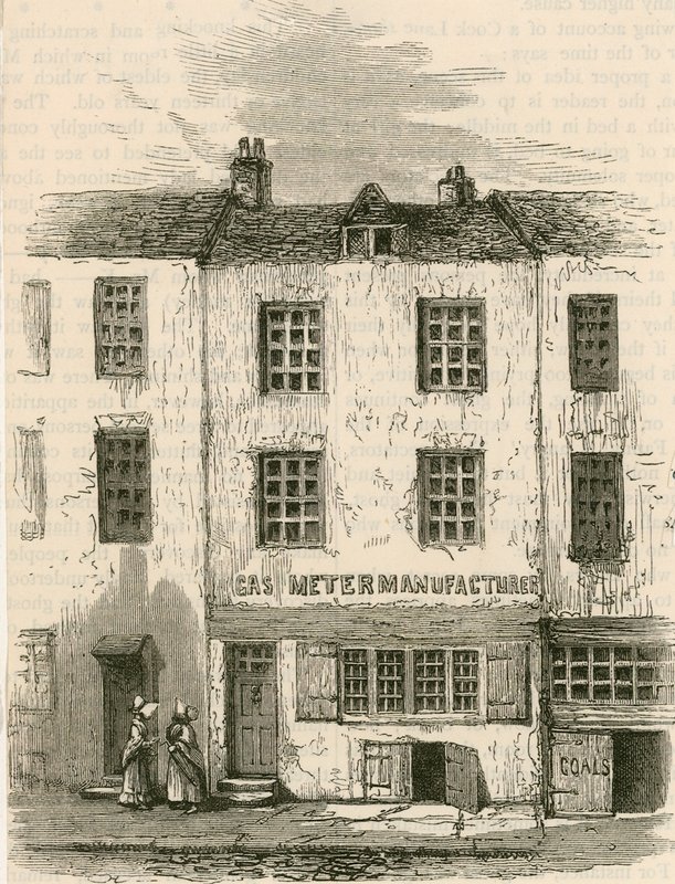 La casa del fantasma en Cock Lane de English School