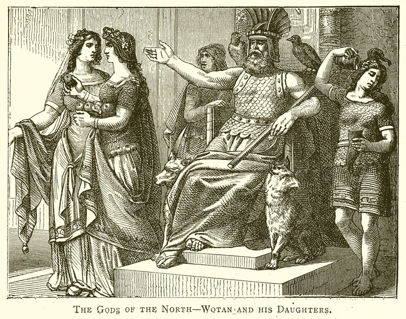 Los Dioses del Norte--Wotan y sus Hijas de English School