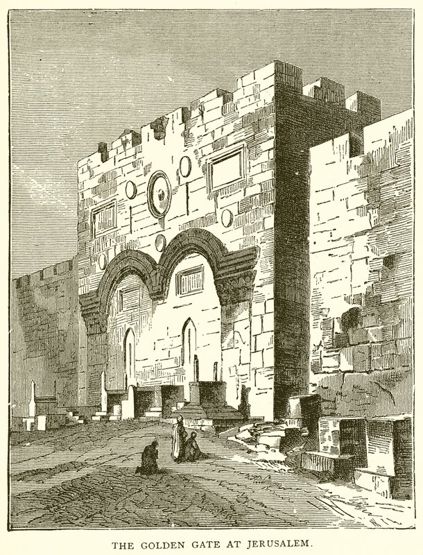 La Puerta Dorada en Jerusalén de English School