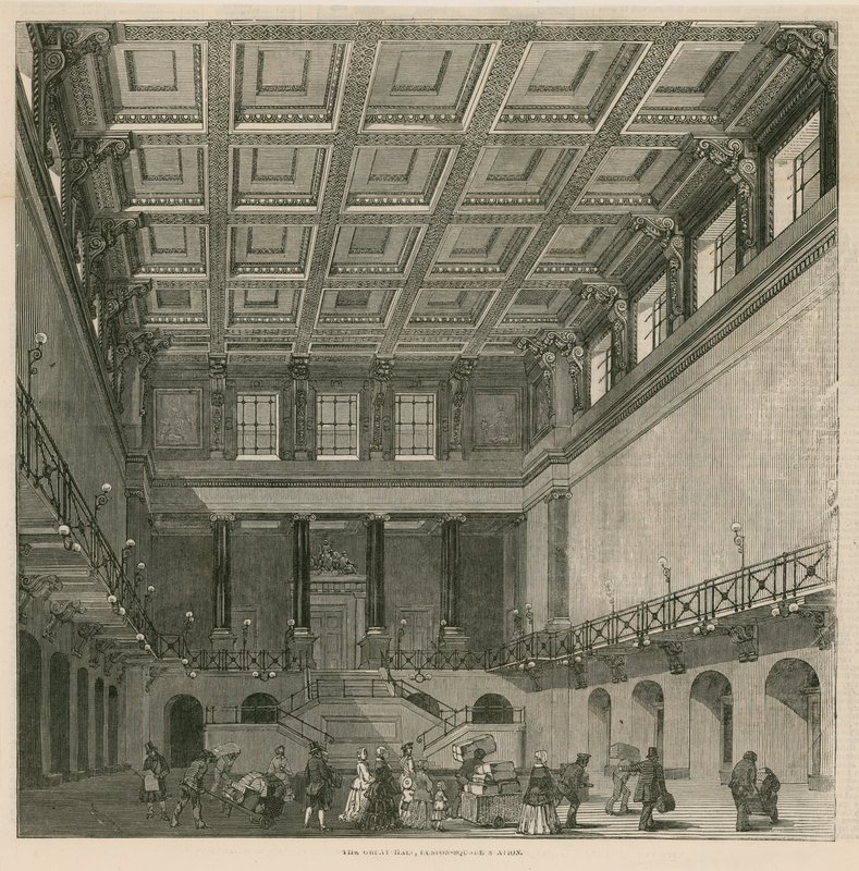 El Gran Salón, estación de Euston Square, Londres de English School