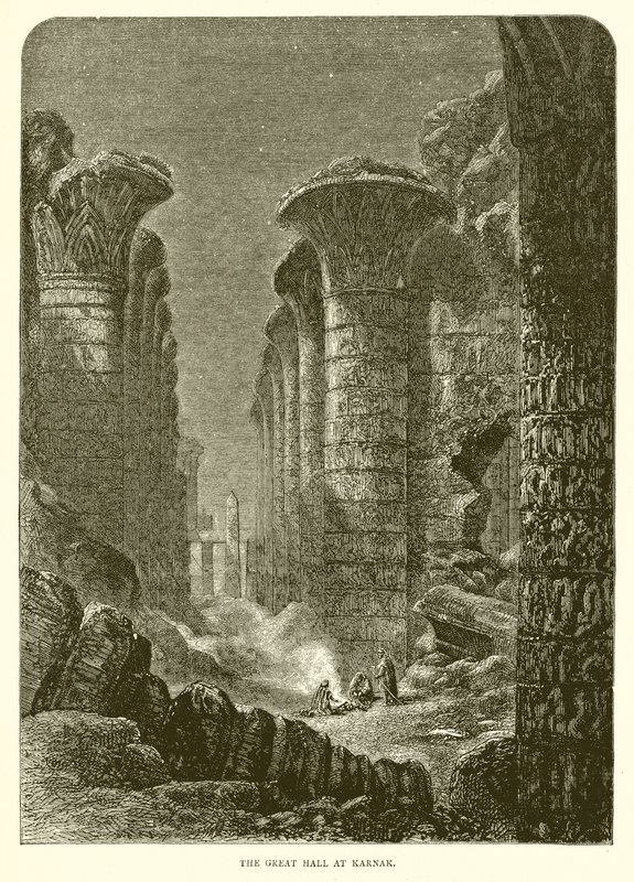 El Gran Salón en Karnak de English School