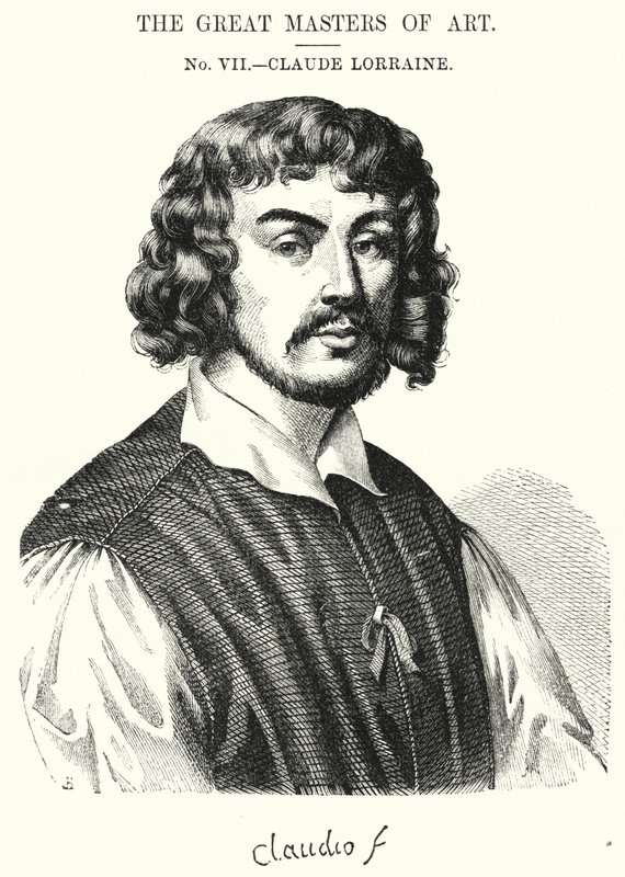 Los grandes maestros del arte, Claude Lorraine (grabado) de English School